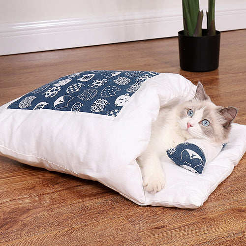 CozyNest Japanese Cat Bed