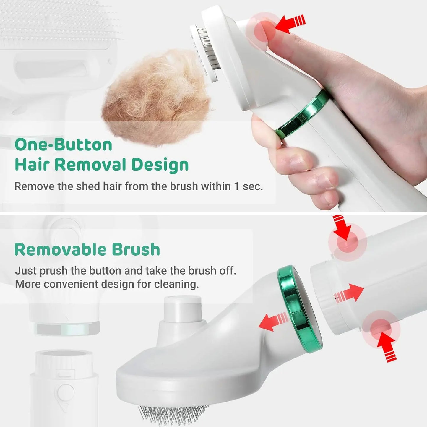 Pet Pro 2-in-1 Drying Brush