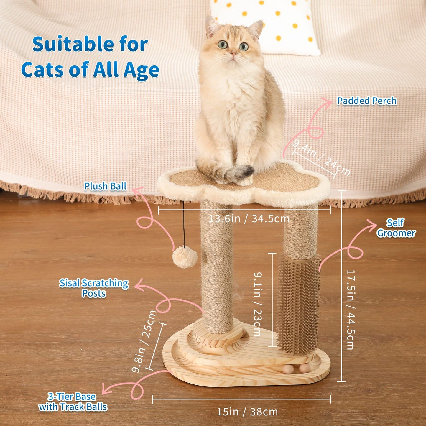 PurrPlay Cat Scratching Post