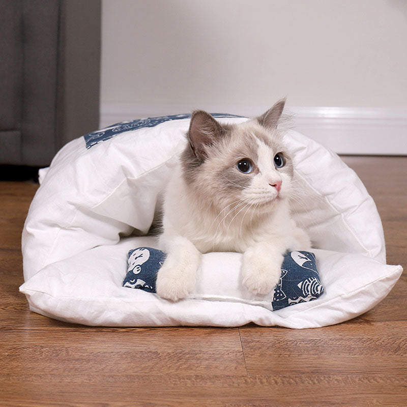 CozyNest Japanese Cat Bed