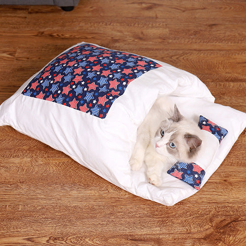 CozyNest Japanese Cat Bed